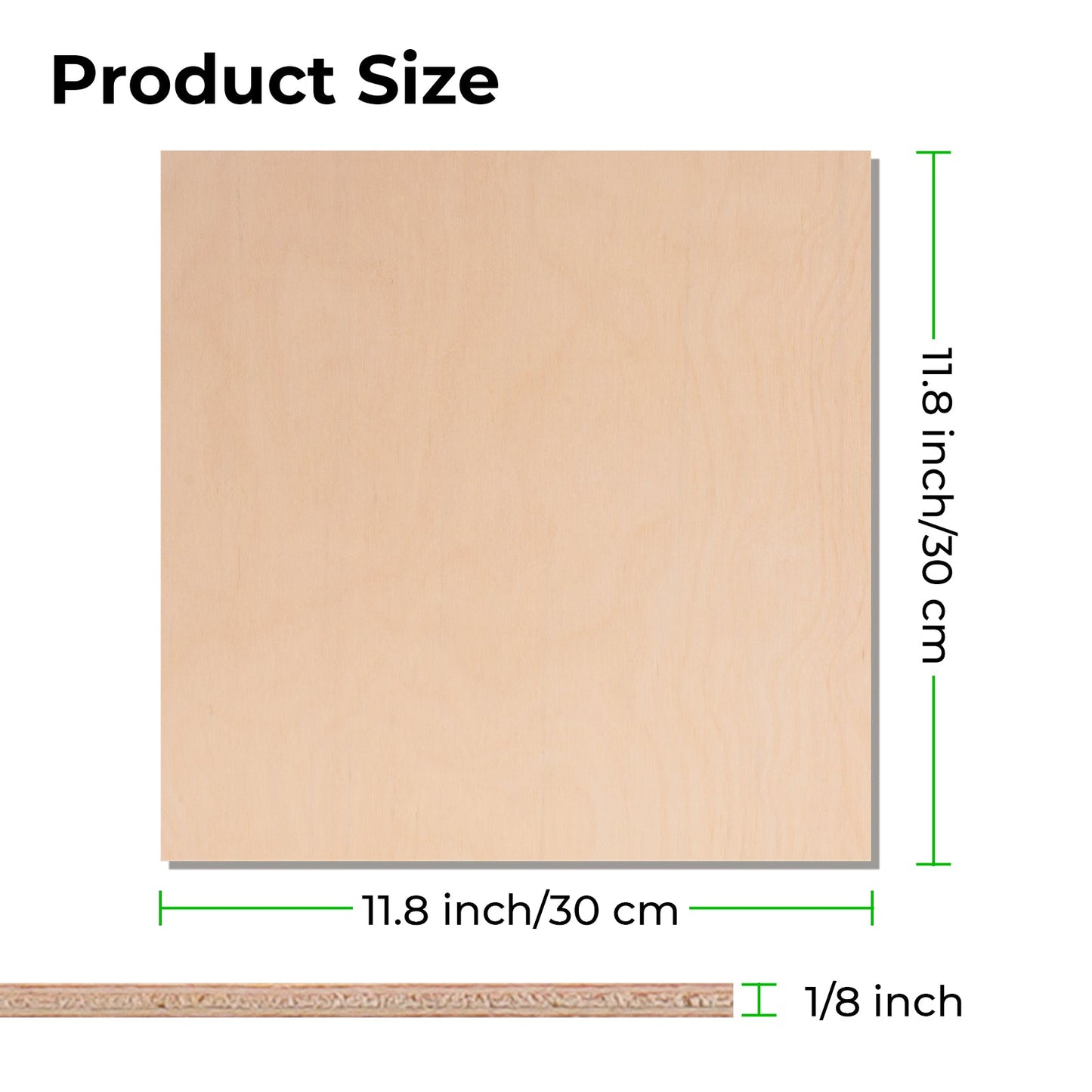 1/8" Plywood Sheets (6pcs)