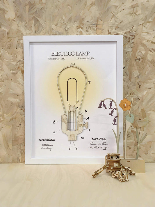 Decorative Painting - Electric Lamp